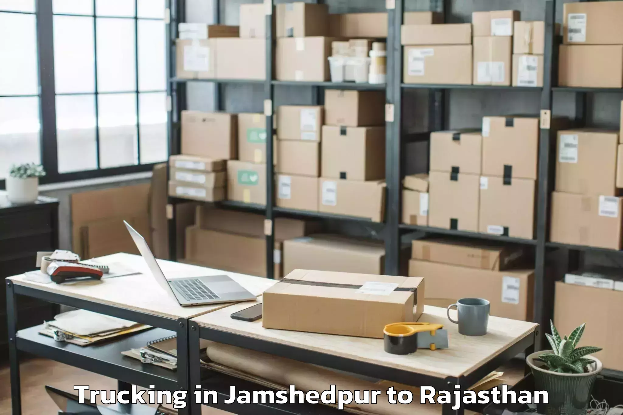 Top Jamshedpur to Jalor Trucking Available